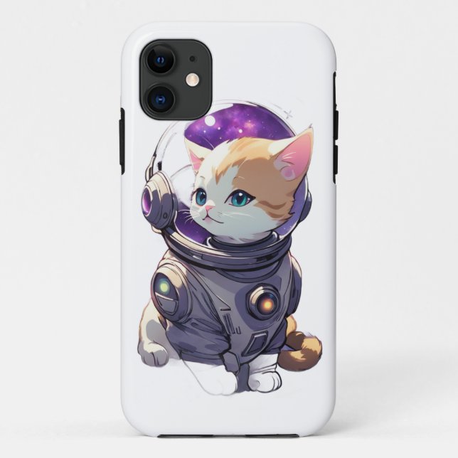 Cosmic Kitty: The Space Odyssey Case-Mate iPhone Case (Back)