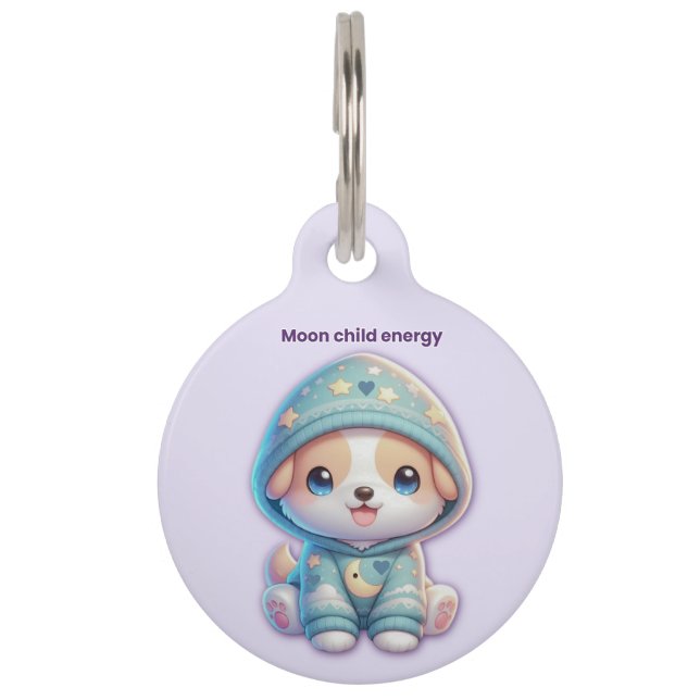 Cosmic Lavender Pet Tag (Front)