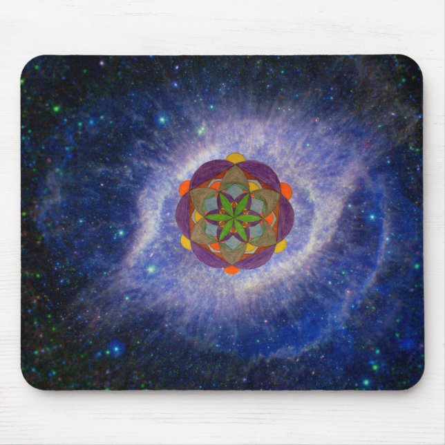 Cosmic Light Mouse Mat (Front)