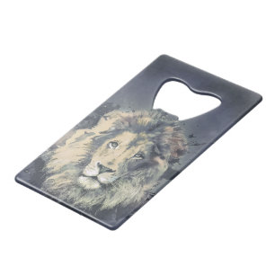 COSMIC LION KING  Custom Credit Card Bottle Opener