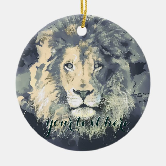 COSMIC LION KING | Custom Ornament (Front)