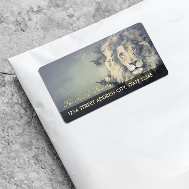 COSMIC LION KING | Custom Return Address Labels (Creator Uploaded)