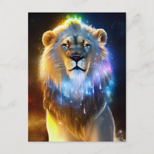Cosmic Lion Postcard