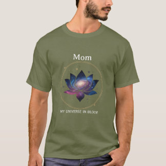 Cosmic Lotus Flower Mom Bloom T-Shirt
