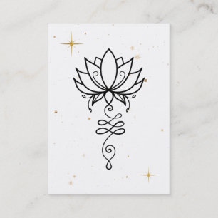 *~* Cosmic Lotus Nirvana Sacred Geometry Business  Business Card