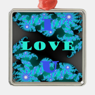 Cosmic Love Elements Art Print Metal Tree Decoration