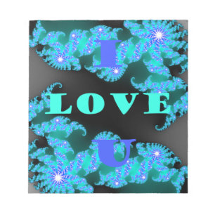 Cosmic Love Elements Art Print Notepad