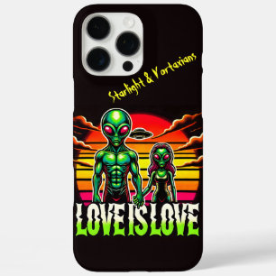 Cosmic Love Shared by Alien Couple iPhone 16 Pro Max Case
