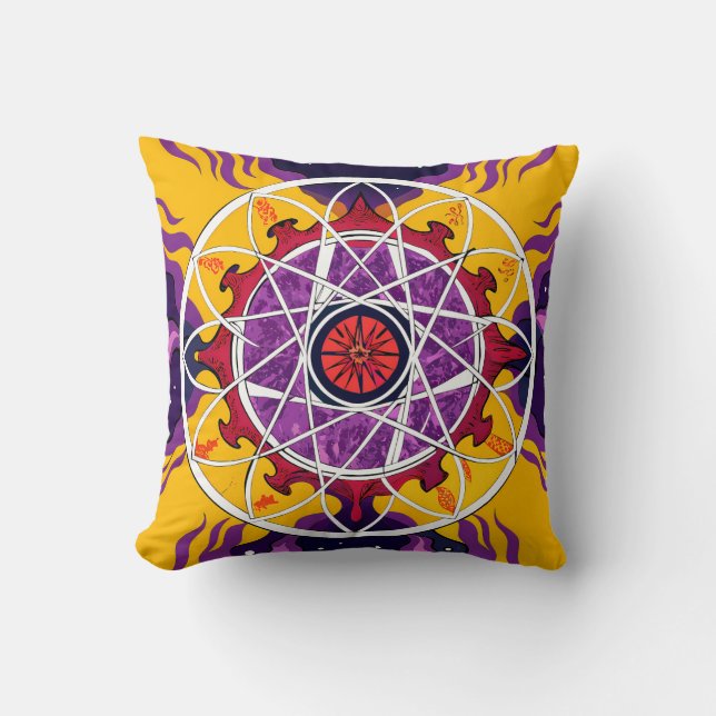 Cosmic Mandala Cushion (Front)