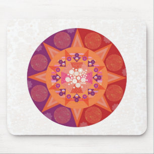 Cosmic mandala mouse mat