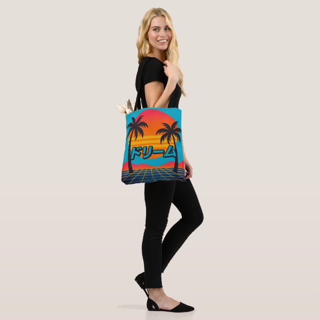 cosmic mandala tote bag (On Model)