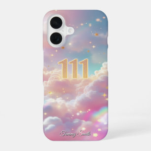 Cosmic Manifestation Angel Number 111 iPhone 16 Case
