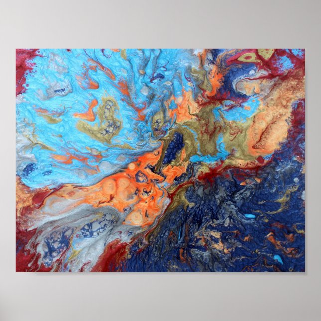 Cosmic marbles poster (Front)