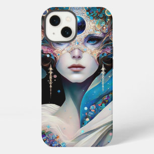 Cosmic Masked Goddess Queen Fantasy Art iPhone 13 Case