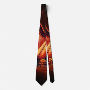 Cosmic melody, the magic of the harp.  tie