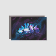 Cosmic Mice Rectangle Car Magnet