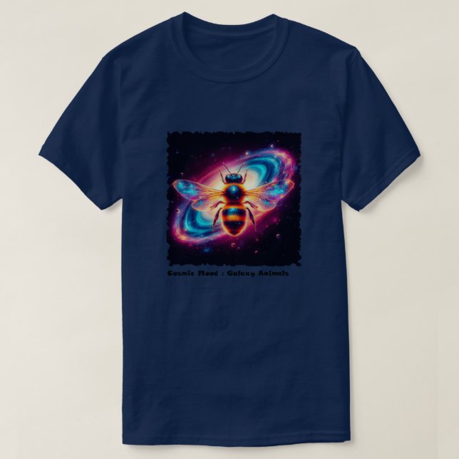 Cosmic Mood: Galaxy Animals Tshirt #1 (Design Front)