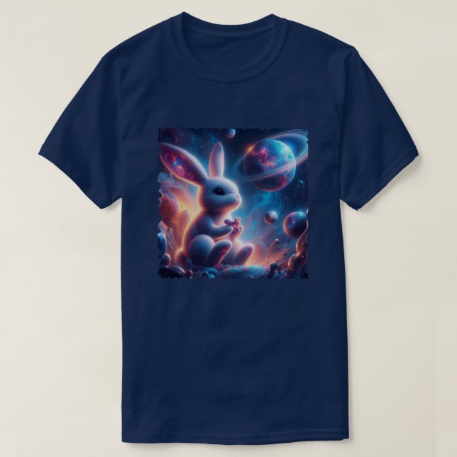 Cosmic Mood: Galaxy Animals Tshirt #2 (Design Front)