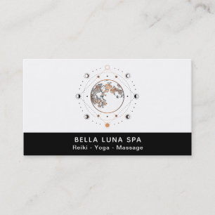 *~* Cosmic Moon Phases Universe Lunar Shaman Stars Business Card