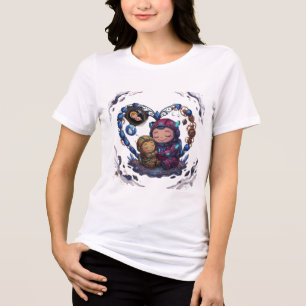 Cosmic Motherhood Astronaut Love Tri-Blend Shirt
