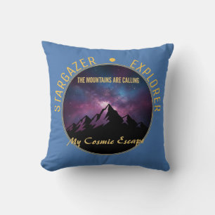 Cosmic Mountain Calling Cushion