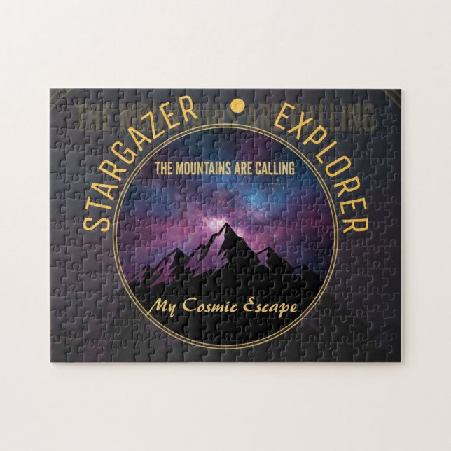 Cosmic Mountain Calling Jigsaw Puzzle (Horizontal)