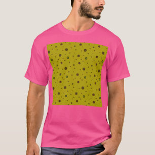Cosmic Mustard-Pistachio Polka Dot T-Shirt
