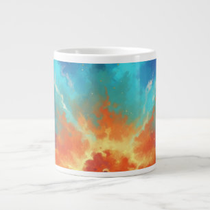 Cosmic Nebula Abstract Galaxy Space Art Large Coffee Mug