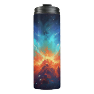 Cosmic Nebula Abstract Galaxy Space Art Thermal Tumbler