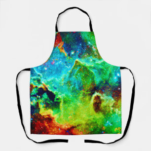 Cosmic Nebula Cloud Art Apron