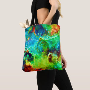 Cosmic Nebula Cloud Art Tote Bag