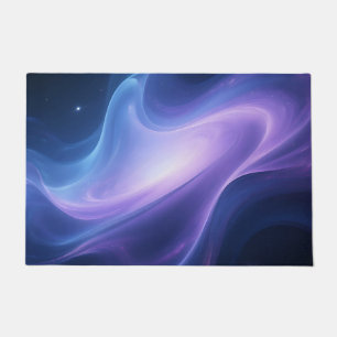 Cosmic Nebula Galaxy Swirl Abstract Doormat