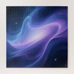 Cosmic Nebula Galaxy Swirl Abstract Jigsaw Puzzle
