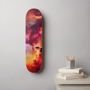 Cosmic Nebula Space Skateboard