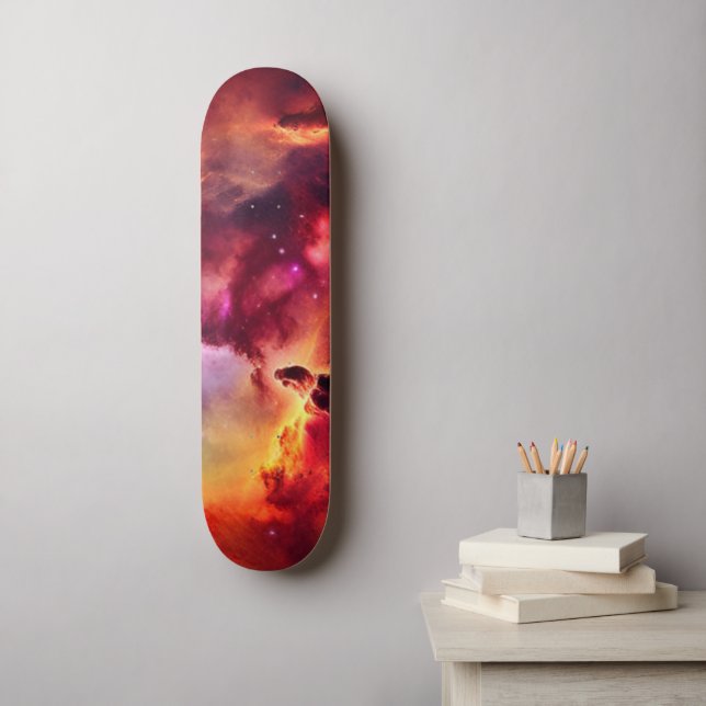 Cosmic Nebula Space Skateboard (Wall Art)