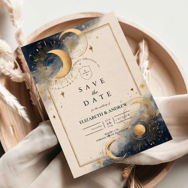 Cosmic Night Wedding Save The Date (Creator Uploaded)