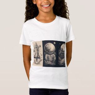 Cosmic Odyssey: Celestial Silhouettes tshart T-Shirt