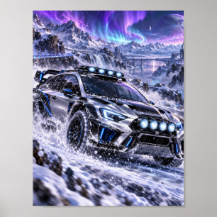 Cosmic Off-Road SUV Poster