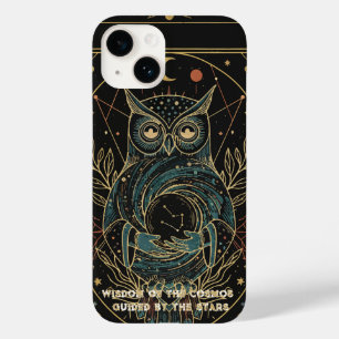 Cosmic Oracle Owl • Mystical Celestial Case-Mate iPhone 14 Case