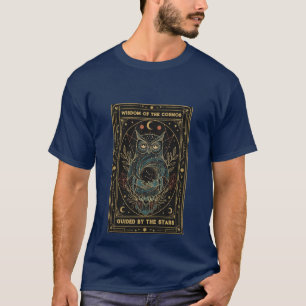 Cosmic Oracle Owl • Mystical Celestial T-Shirt