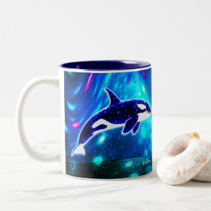 Cosmic Orca Two-Tone Coffee Mug