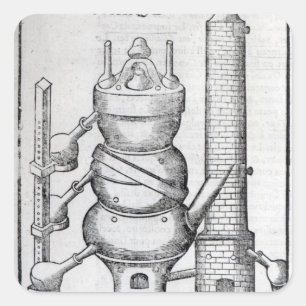 Cosmic Oven Square Sticker