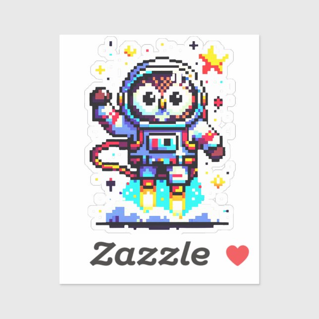 Cosmic Owl: 8-Bit Space Explorer (Sheet)