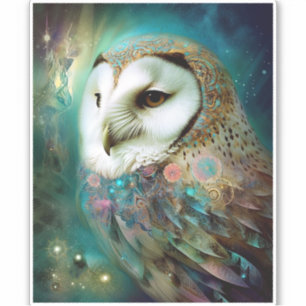 Cosmic Owl Fantasy Art