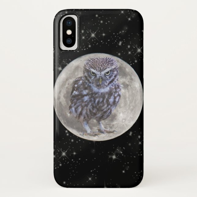 Cosmic Owl iPhone X Case (Back)