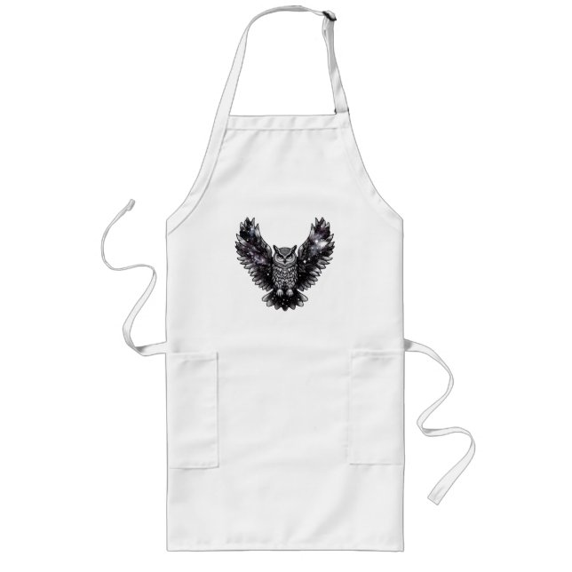 Cosmic Owl Majesty Long Apron (Front)
