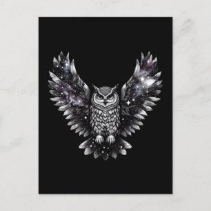 Cosmic Owl Majesty Postcard