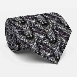 Cosmic Owl Majesty Tie