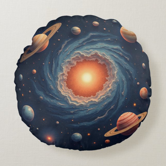Cosmic paint cushion (Front)