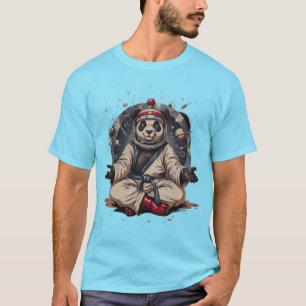 Cosmic Panda: Chill Before Combat T-Shirt